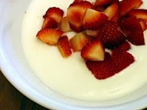 receta de gelatina de yogurt
