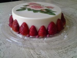 receta de gelatina de yogurt y fresa