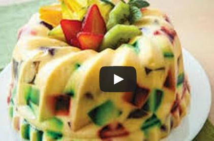 COMO HACER GELATINA DE MOSAICO