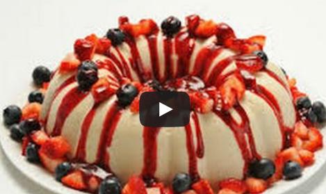 RECETA DE GELATINA DE YOGURT, CON FRUTAS