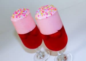como hacer gelatina con crema y fresas