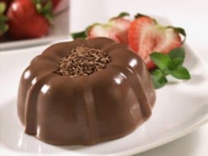 como hacer gelatina de leche sabor a chocolate