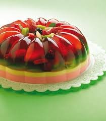 como decorar una gelatina con frutas