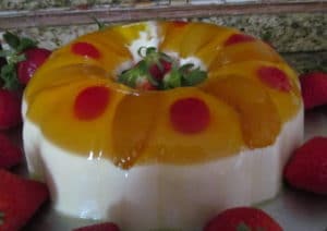 como hacer gelatina de tres leches 3