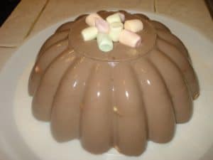 como hacer gelatinas de chocolate