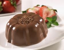 como hacer gelatinas de chocolate