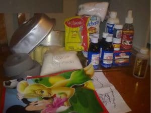ingredientes para gelatina artistica