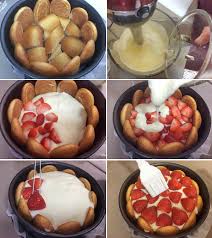 como hacer charlota de gelatina
