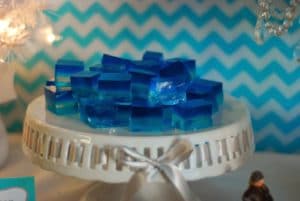 como hacer gelatinas azul de frozen