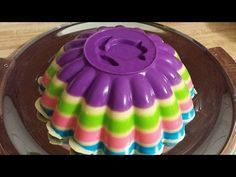 como hacer gelatinas de arcoiris