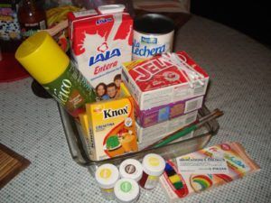 Como hacer gelatinas de colores en capas
