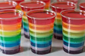 Como hacer gelatinas de colores en capas