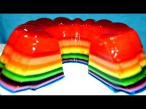 Como hacer gelatinas de colores en capas