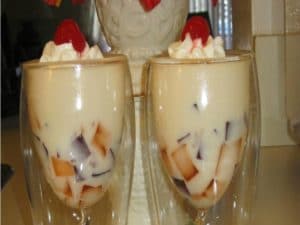 como hacer gelatinas con crema