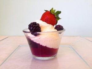como hacer gelatinas con crema