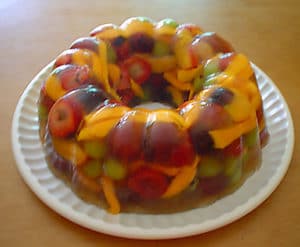 como hacer una gelatina de frutas
