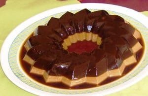 como hacer gelatina casera de cafe con leche