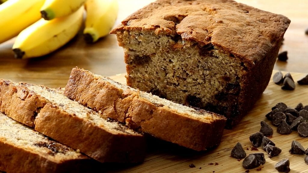 como hacer budín de banana